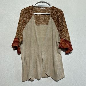 Maurices lightweight open face cardigan, bell sleeve, XL